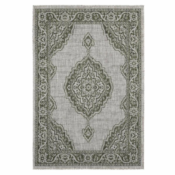 United Weavers Of America 5 ft. 3 in. x 7 ft. 6 in. Augusta Sant Andrea Green Rectangle Area Rug 3900 10245 69